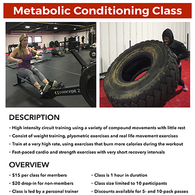 Metabolic conditioning discount workouts at home