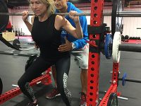 Kim and Marco Squatting