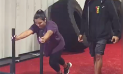 Natalia Bonnet Sled Push