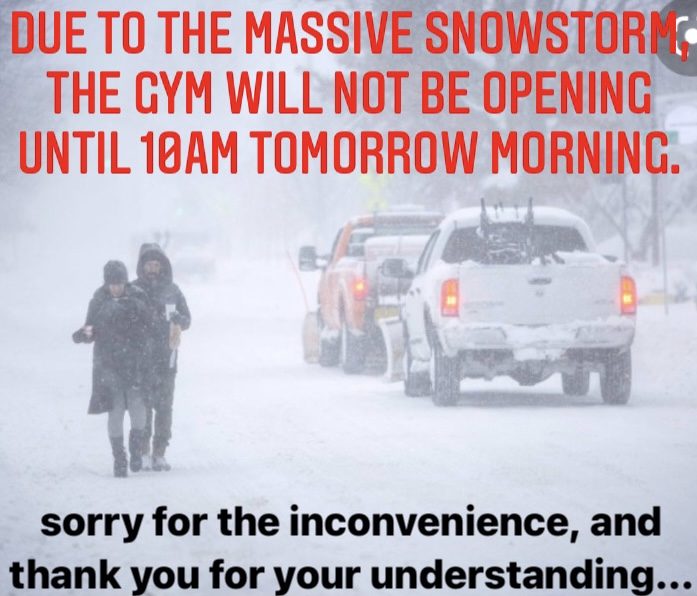 Winter Storm Hours